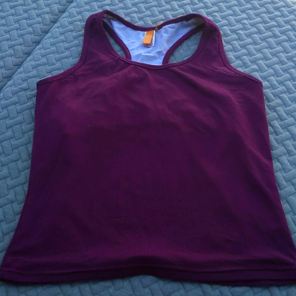 Lucy purple workout top